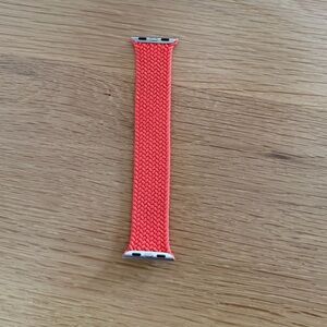 Apple Electric Orange Braided Solo Loop, Size 4, 40mm Band for Apple Watch